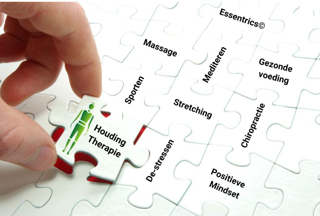 Puzzelstukjes met houdingstherapie